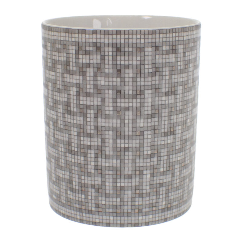 エルメス HERMES モザイク24 マグカップ ポーセリン グレー【中古】【Sランク】