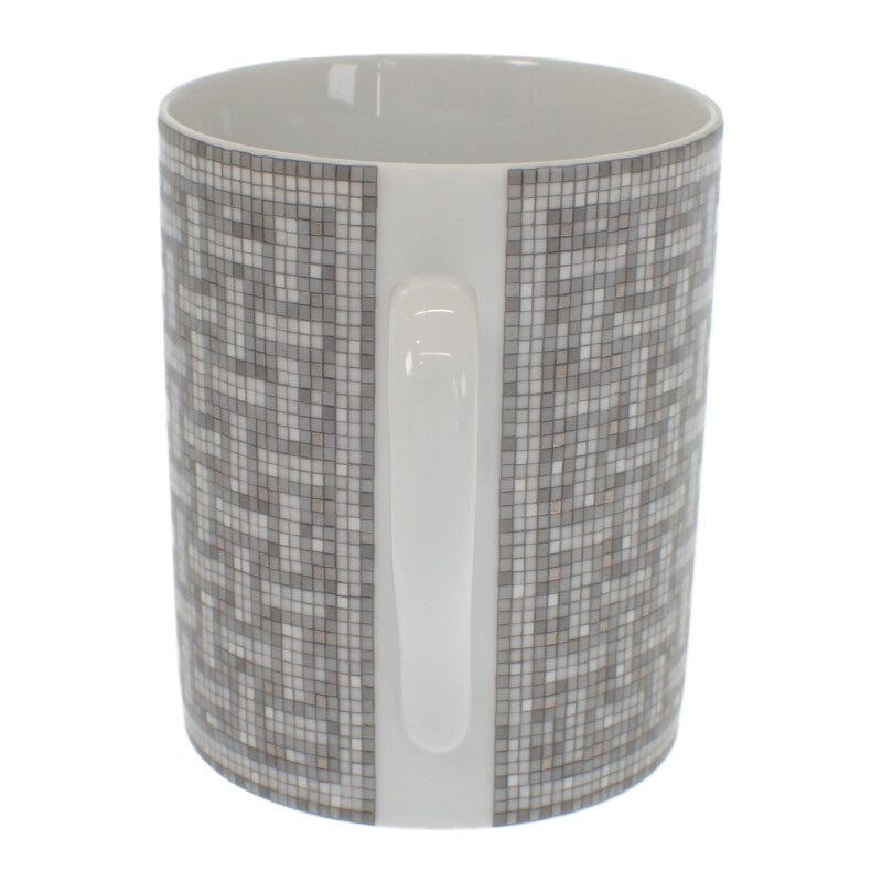 エルメス HERMES モザイク24 マグカップ ポーセリン グレー【中古】【Sランク】