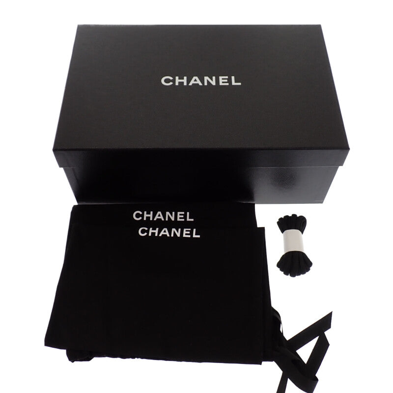 シャネル CHANEL ココマーク G39982_Y56536_K5852 スニーカー カーフ スウェード ピンク ホワイト レディース【中古】【Aランク】