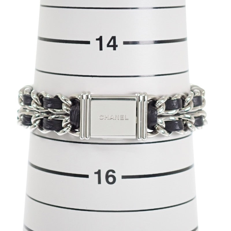 シャネル CHANEL プルミエール M H0451 腕時計 ステンレススチール クオーツ ブラック文字盤 レディース【中古】【Aランク】