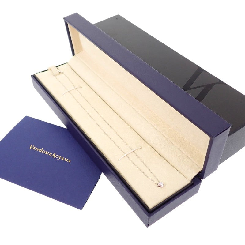 ヴァンドーム VANDOME APVN211945DI ネックレス Pt850プラチナ Pt950プラチナ ダイヤモンド レディース【中古】【Aランク】