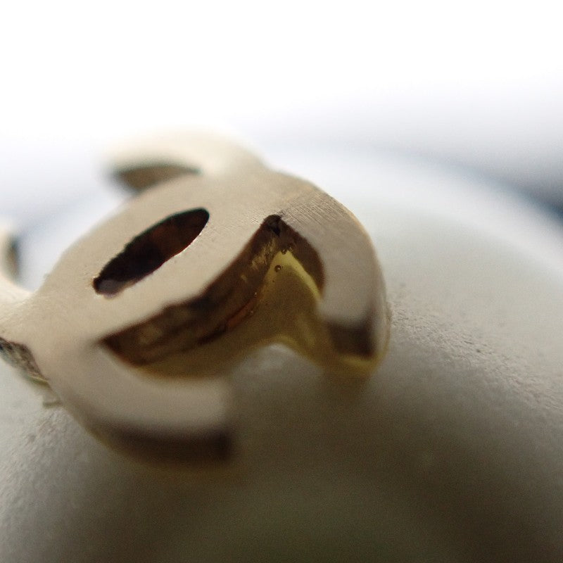 シャネル CHANEL CC ココマーク パール ピアス メタル フェイクパール ゴールド レディース【中古】【ABランク】