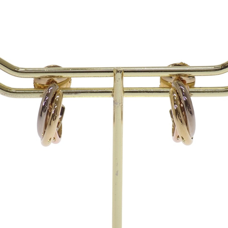 カルティエ CARTIER トリニティ イヤリング 旧型 B8017100 ピアス K18イエローゴールド K18ピンクゴールド K18ホワイトゴールド レディース【中古】【Aランク】