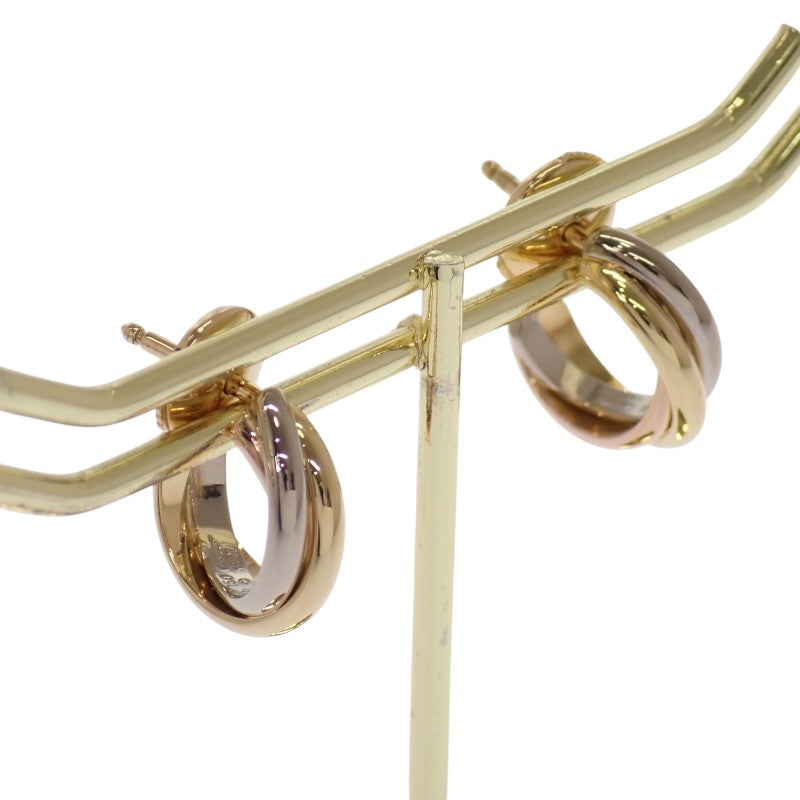 カルティエ CARTIER トリニティ イヤリング 旧型 B8017100 ピアス K18イエローゴールド K18ピンクゴールド K18ホワイトゴールド レディース【中古】【Aランク】