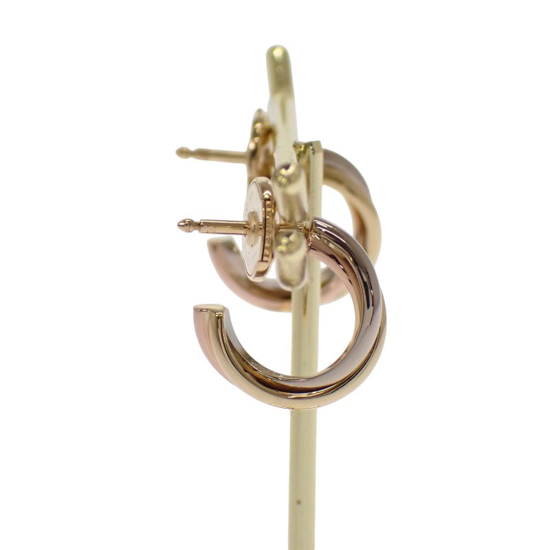 カルティエ CARTIER トリニティ イヤリング 旧型 B8017100 ピアス K18イエローゴールド K18ピンクゴールド K18ホワイトゴールド レディース【中古】【Aランク】