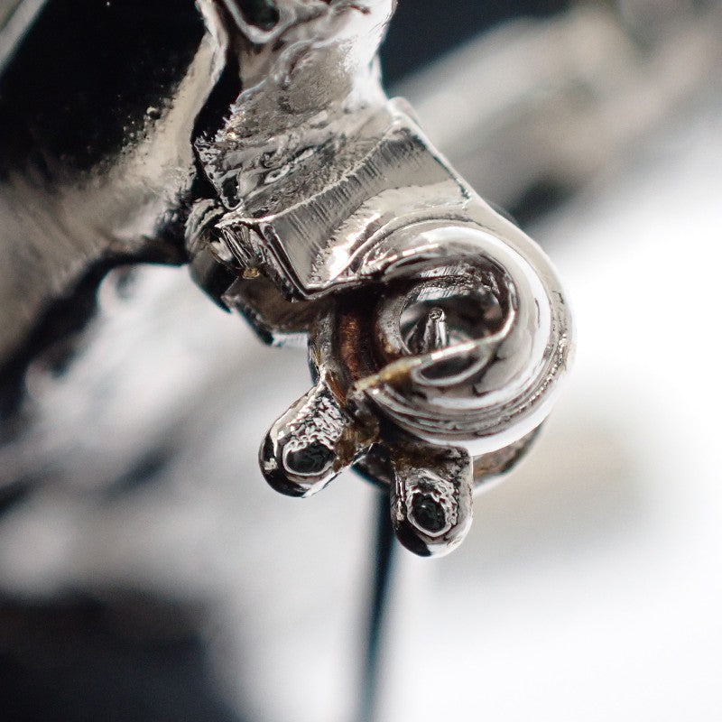 シャネル CHANEL スノー スター ブローチ メタル シルバー レディース【中古】【ABランク】