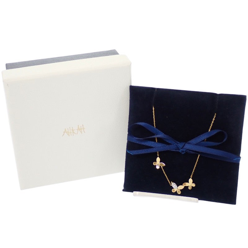 アーカー AHKAH パサージュドパピヨン GINZA SIX限定 AK1454010100 ネックレス K18イエローゴールド ダイヤモンド レディース【中古】【Aランク】
