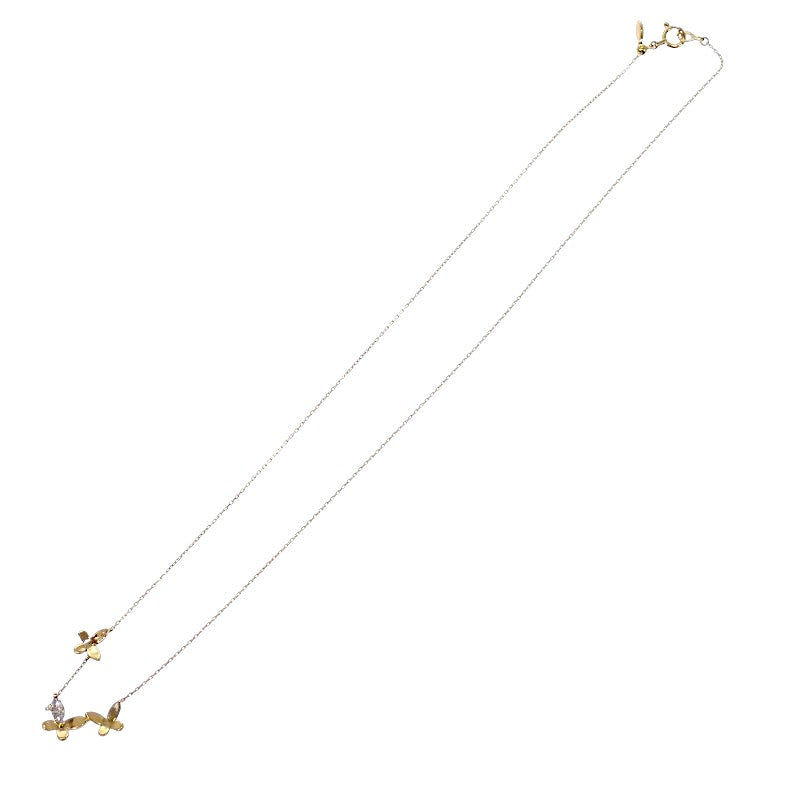 アーカー AHKAH パサージュドパピヨン GINZA SIX限定 AK1454010100 ネックレス K18イエローゴールド ゴールド ダイヤモンド レディース【中古】【Aランク】