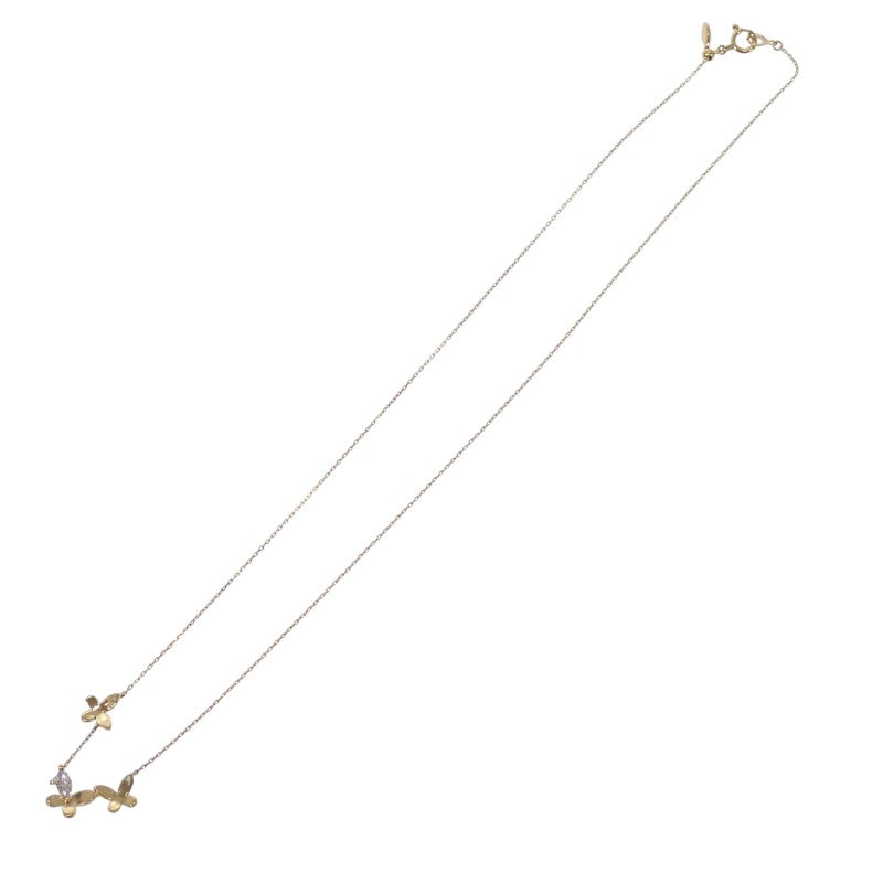 アーカー AHKAH パサージュドパピヨン GINZA SIX限定 AK1454010100 ネックレス K18イエローゴールド ダイヤモンド レディース【中古】【Aランク】