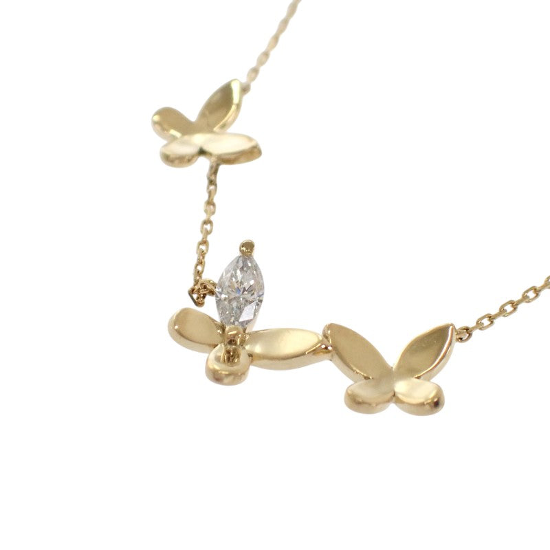 アーカー AHKAH パサージュドパピヨン GINZA SIX限定 AK1454010100 ネックレス K18イエローゴールド ダイヤモンド レディース【中古】【Aランク】