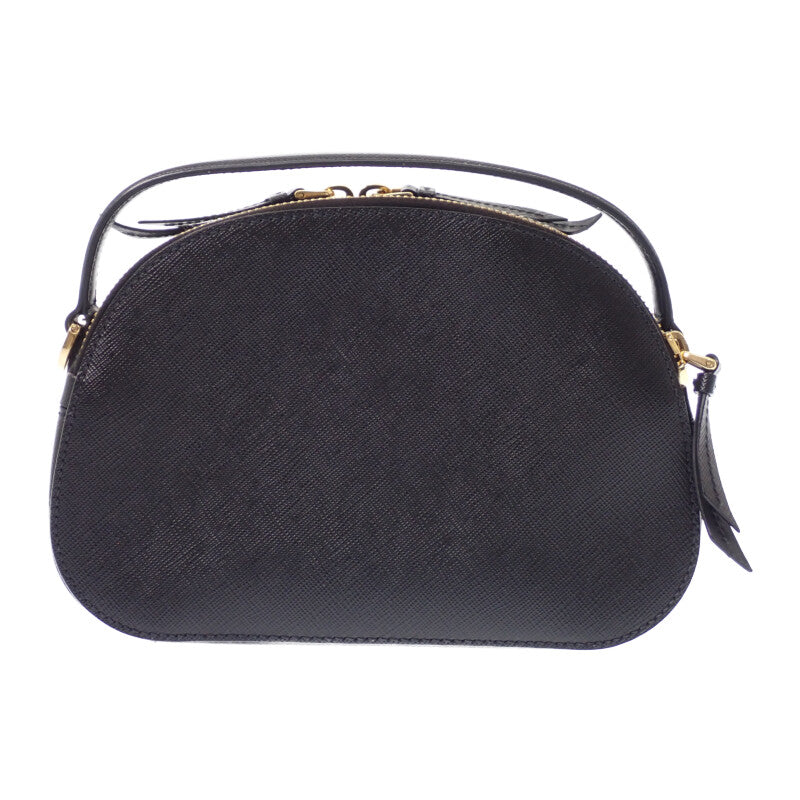 PRADA 普拉達 ODETTE 歐黛特 1BH123 肩背包 2WAY包 SAFFIANO 防刮牛皮 NERO 黑色 女款【中古】【AB級】
