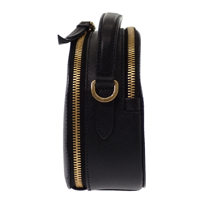 PRADA 普拉達 ODETTE 歐黛特 1BH123 肩背包 2WAY包 SAFFIANO 防刮牛皮 NERO 黑色 女款【中古】【AB級】