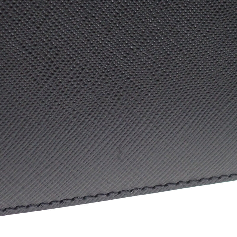 プラダ PRADA ODETTE オデット 1BH123 ショルダーバッグ 2WAYバッグ サフィアーノ NERO ブラック レディース【中古】【ABランク】