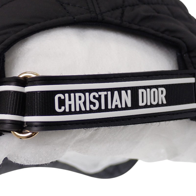 ディオール Dior D-PLAYER 56 25PCA922A153 キャップ ナイロン ブラック Noir レディース【中古】【Aランク】