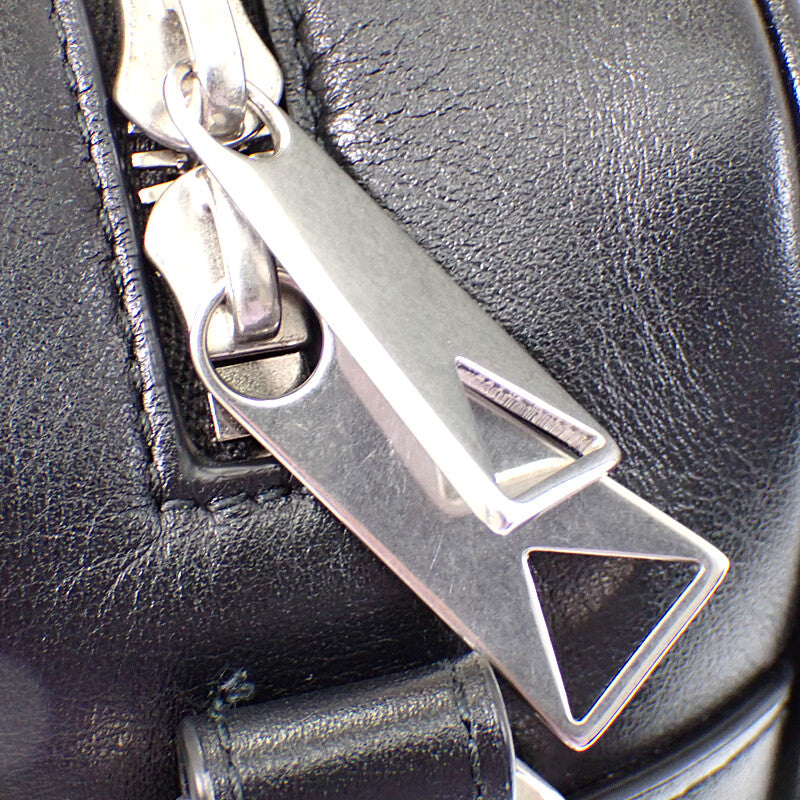 Bottega Veneta 葆蝶家 編織相機包 755925V2HL18803 單肩包 小牛皮 黑色 銀色五金 男士女士【二手】【A級】