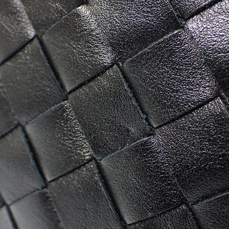 Bottega Veneta 葆蝶家 編織相機包 755925V2HL18803 單肩包 小牛皮 黑色 銀色五金 男士女士【二手】【A級】