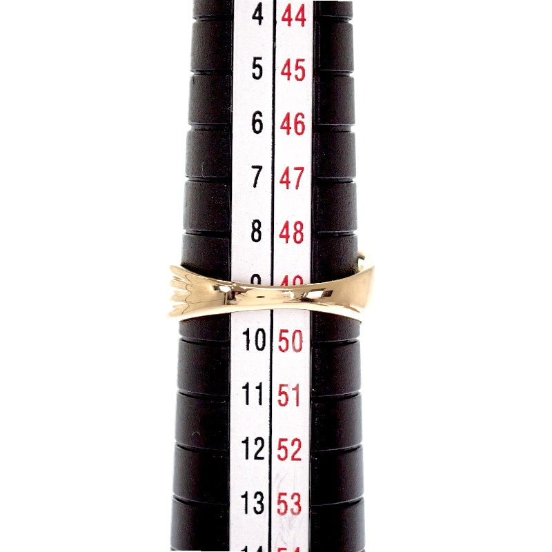 K18 設計珠寶 9號 戒指 K18黃金 K18白金 鑽石 女士【中古】【A級】