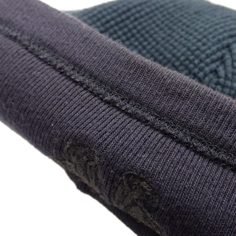 クロムハーツ CHROME HEARTS 90s サーマル ビーニー ニットキャップ コットン ブラック メンズ ユニセックス【中古】【ABランク】