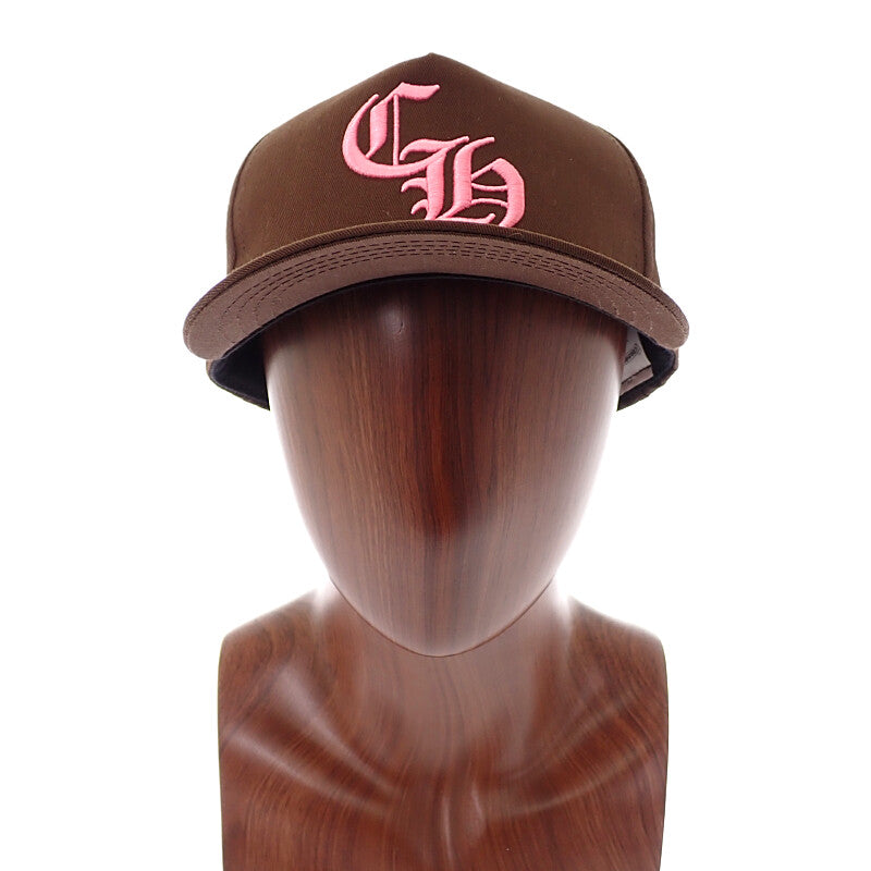 クロムハーツ CHROME HEARTS ベースボールキャップ 5 PANEL CAP キャップ コットン ポリエステル シルバー925 ブラウン メンズ【中古】【Aランク】