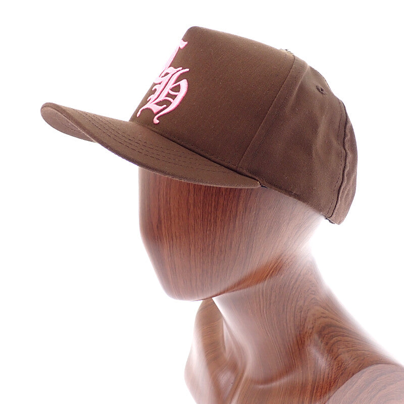 クロムハーツ CHROME HEARTS ベースボールキャップ 5 PANEL CAP キャップ コットン ポリエステル シルバー925 ブラウン メンズ【中古】【Aランク】