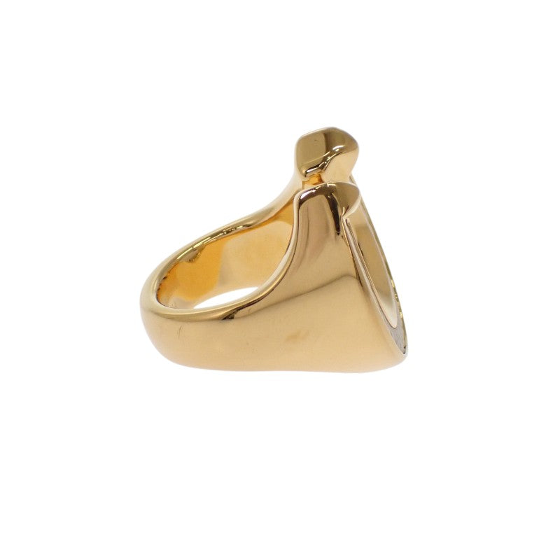 HERMES Joquet Large Model Ring #13 GP Gold Craie Ladies