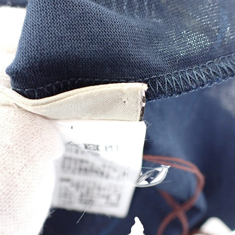 エルメス HERMES カヴァルカード L 半袖Tシャツ コットン ネイビー メンズ【中古】【Aランク】