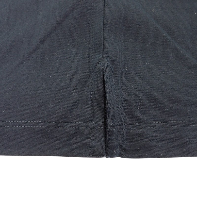 エルメス HERMES カヴァルカード L 半袖Tシャツ コットン ネイビー メンズ【中古】【Aランク】