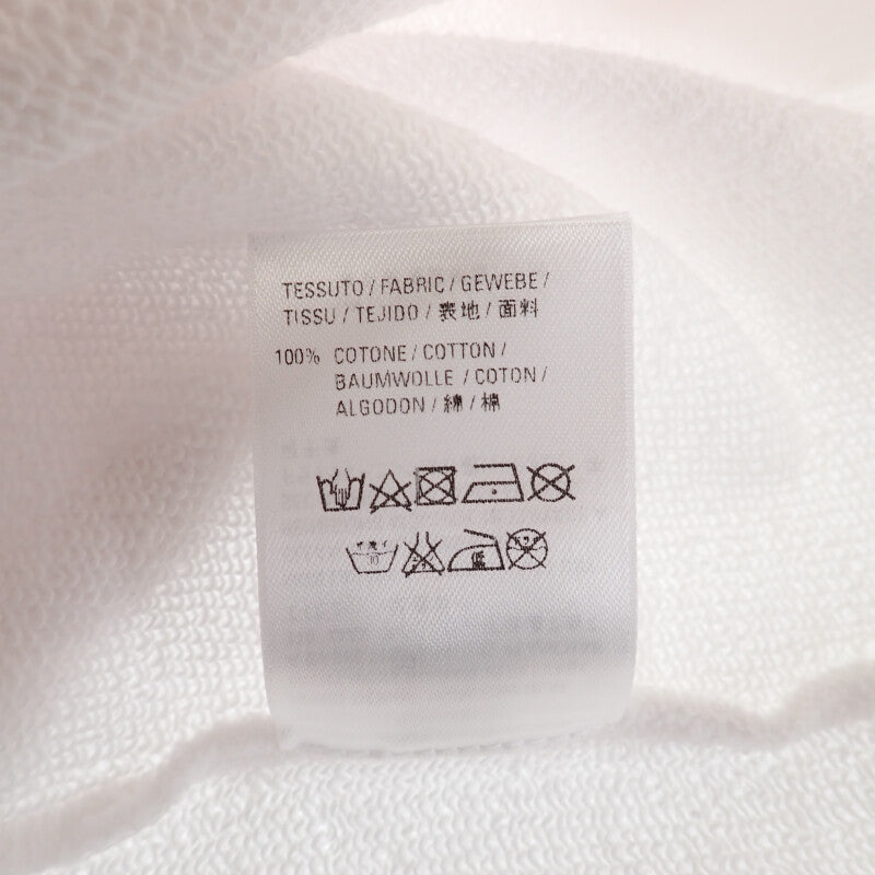 バレンシアガ BALENCIAGA オーバーサイズ フーディ プルオーバー M 556143TAV379000 パーカー コットン ホワイト メンズ レディース【中古】【Aランク】