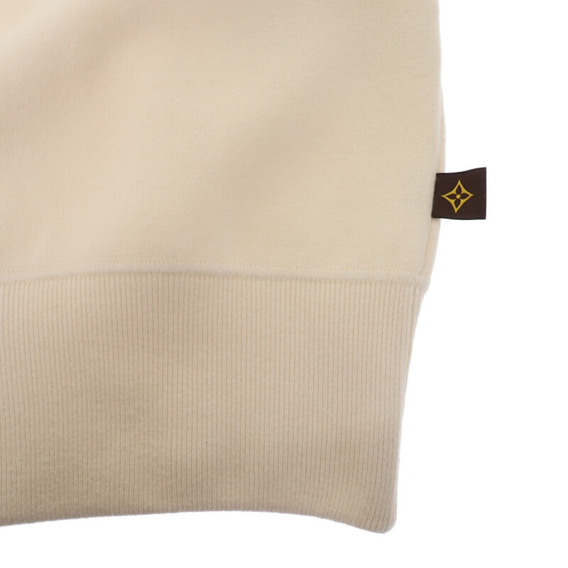 ルイヴィトン LOUIS VUITTON エンボスシグネチャーセーター S ニット ウール カシミヤ ナイロン ホワイト レディース メンズ ユニセックス【中古】【Aランク】