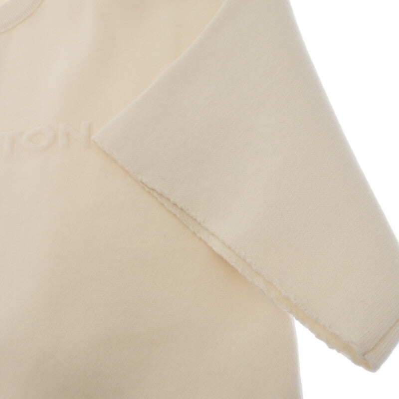 ルイヴィトン LOUIS VUITTON エンボスシグネチャーセーター S ニット ウール カシミヤ ナイロン ホワイト レディース メンズ ユニセックス【中古】【Aランク】