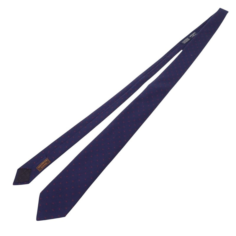 エルメス HERMES マグニファイングH H334161T 03 ネクタイ シルク ネイビー メンズ【中古】【Aランク】