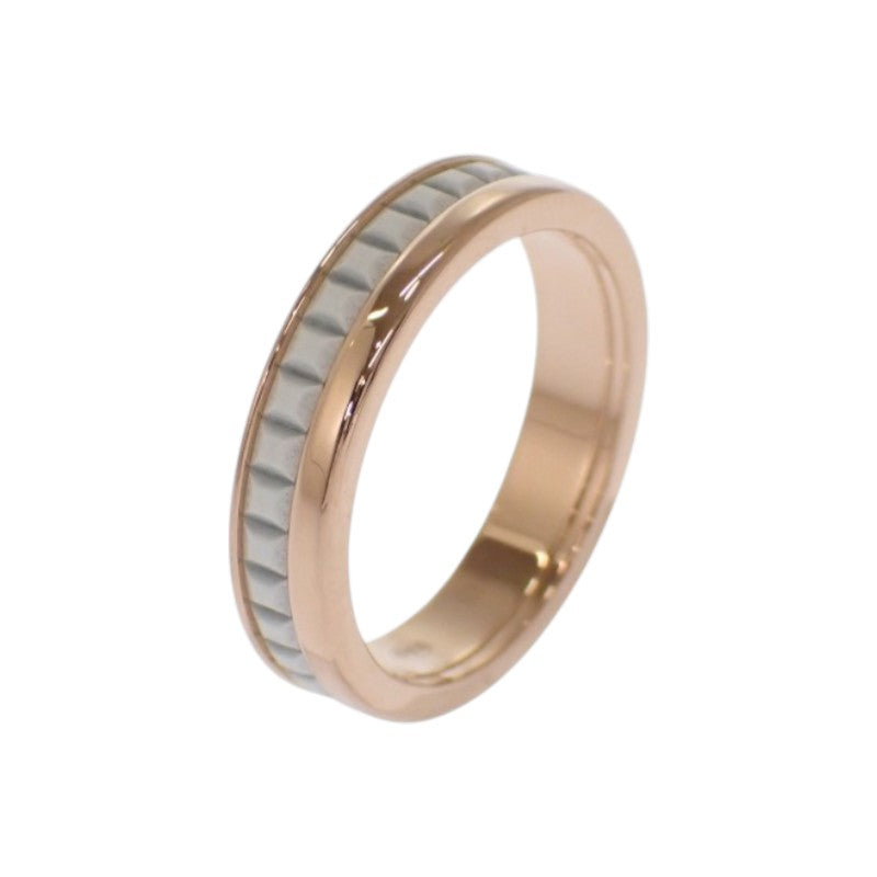 ブシュロン Boucheron キャトル ホワイト ハーフ 6号 JAL00238 リング K18ピンクゴールド セラミック ゴールド ホワイト #46 レディース【中古】【Aランク】