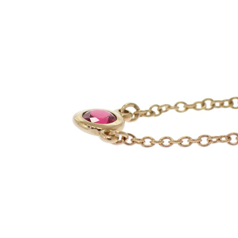 ティファニー TIFFANY&Co. カラーバイザヤード 62632747 ネックレス K18イエローゴールド ゴールド ルビー レディース【中古】【Aランク】