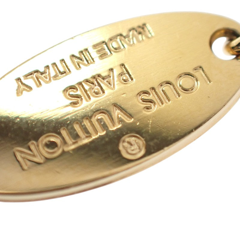 ルイヴィトン LOUIS VUITTON コリエ L TO V M80259 ネックレス メタル マザーオブパール ゴールド レディース【中古】【Aランク】