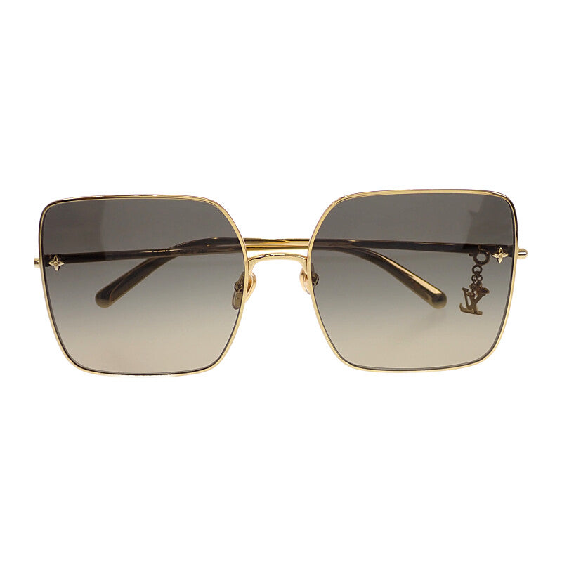 ルイヴィトン LOUIS VUITTON サングラス・LV・チャーム SMUA55 サングラス メタル ゴールド レディース【中古】【ABランク】