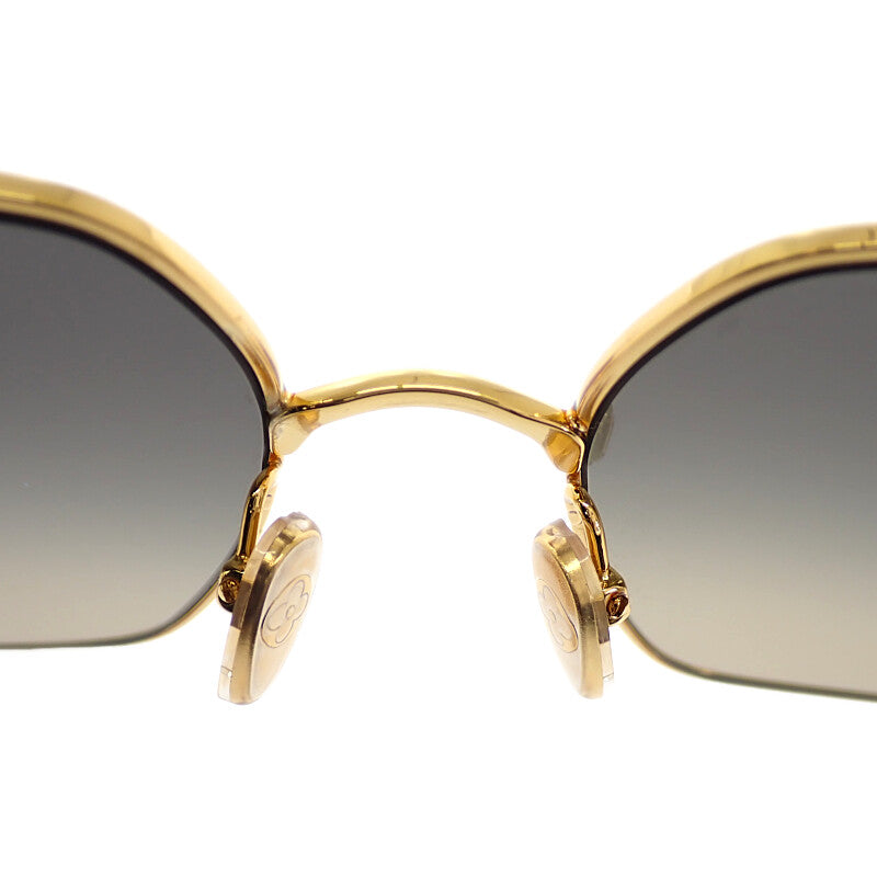 ルイヴィトン LOUIS VUITTON サングラス・LV・チャーム SMUA55 サングラス メタル ゴールド レディース【中古】【ABランク】