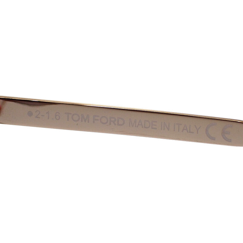 トム フォード TOM FORD Adrenne アイウェア TF517 サングラス メタル ゴールド バーガンディ 55□19 140 レディース【中古】【Aランク】