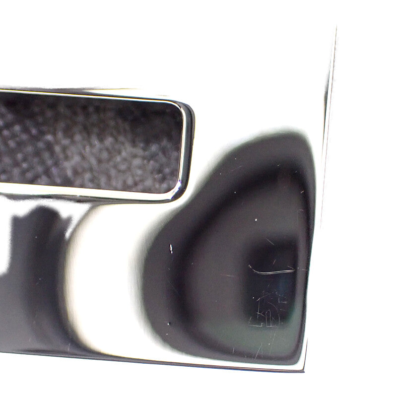 芬迪 FENDI FF方形皮帶 100 7C0424AGR9F0GXN 皮帶 皮革 黑色 銀色金屬 男士【中古】【A級品】