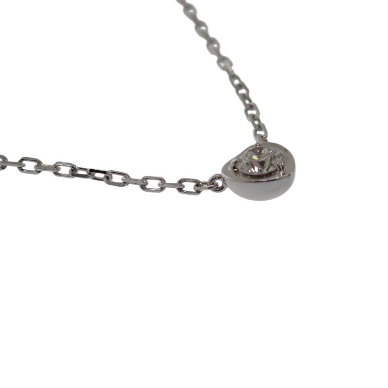 カルティエ CARTIER ディアマンレジェ ハート B7059300 ネックレス K18ホワイトゴールド ダイヤモンド レディース【中古】【Aランク】