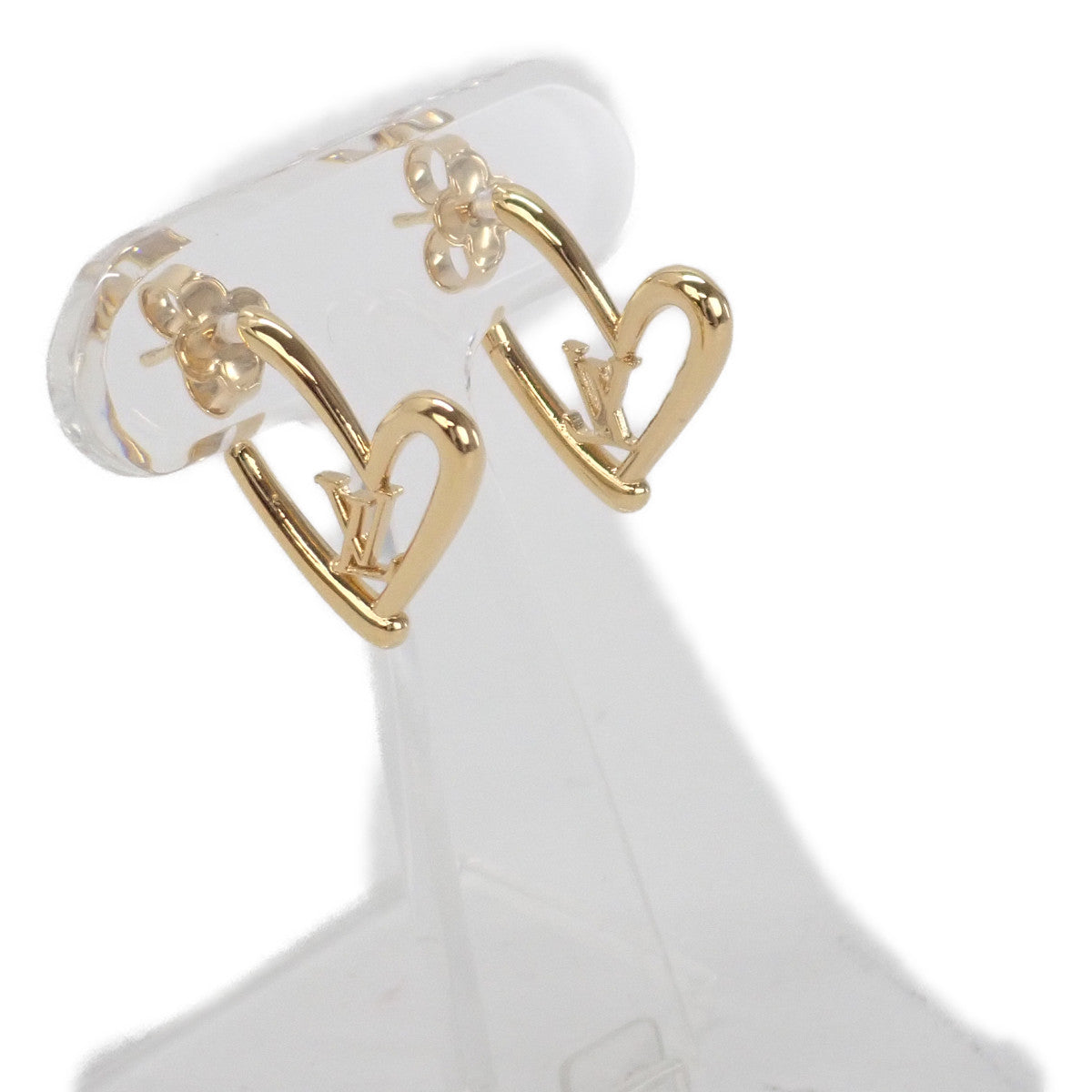 ルイヴィトン LOUIS VUITTON ハート フォーリンラブPM M00463 ピアス GP ゴールド レディース【中古】【Aランク】