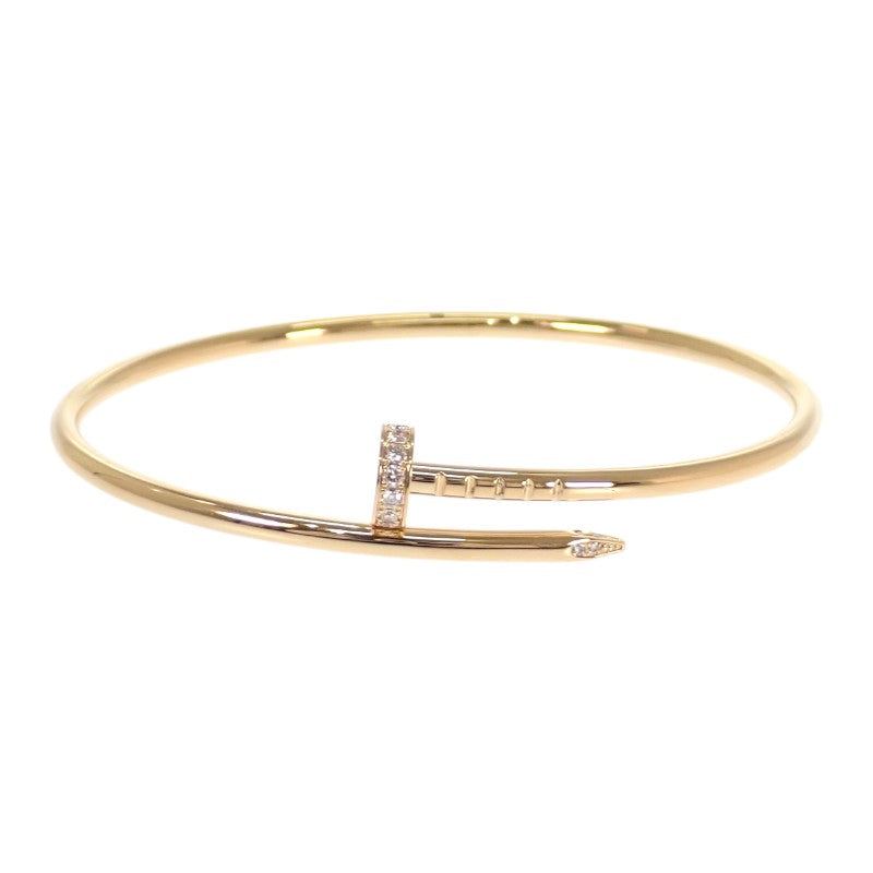 カルティエ CARTIER ジュストアンクル SM スモールモデル B6066116 ブレスレット K18イエローゴールド ゴールド ダイヤモンド レディース【中古】【Aランク】