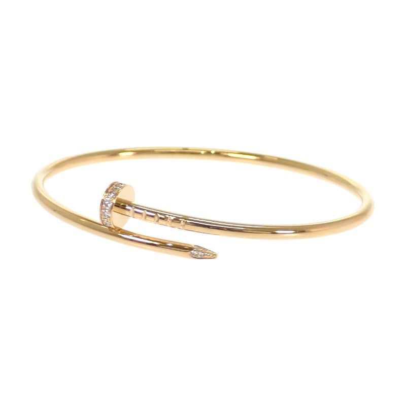カルティエ CARTIER ジュストアンクル SM スモールモデル B6066116 ブレスレット K18イエローゴールド ゴールド ダイヤモンド レディース【中古】【Aランク】
