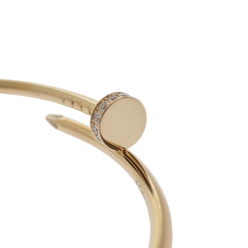 カルティエ CARTIER ジュストアンクル SM スモールモデル B6066116 ブレスレット K18イエローゴールド ゴールド ダイヤモンド レディース【中古】【Aランク】