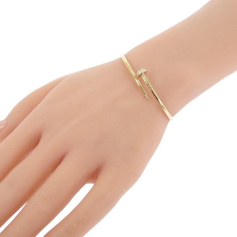 カルティエ CARTIER ジュストアンクル SM スモールモデル B6066116 ブレスレット K18イエローゴールド ゴールド ダイヤモンド レディース【中古】【Aランク】