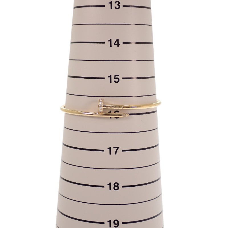 卡地亞 CARTIER Juste un Clou SM 小型款 B6066116 手鐲 K18黃金 鑽石 女士【中古】【A級品】