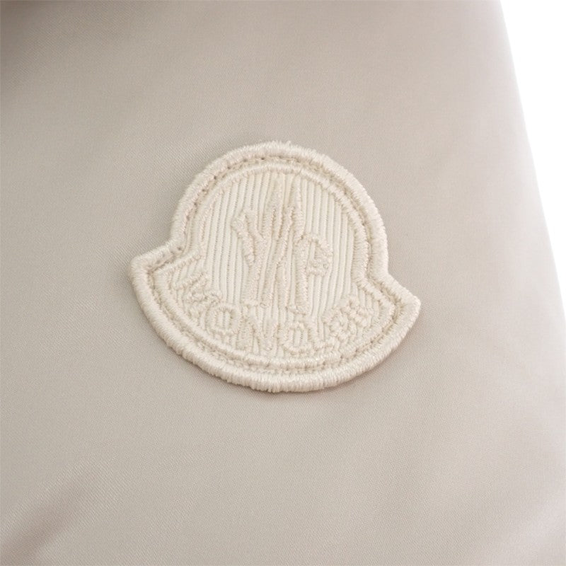 モンクレール MONCLER COUA ショートダウン ノーカラー H20931A0009559685 ダウンジャケット ナイロン ベージュ系 00 レディース【中古】【ABランク】