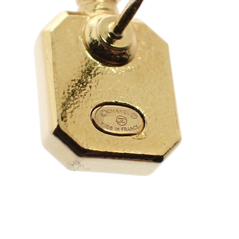 シャネル CHANEL ココマーク ABF078 ピアス メタル ホワイト ゴールド金具 レディース【中古】【Aランク】