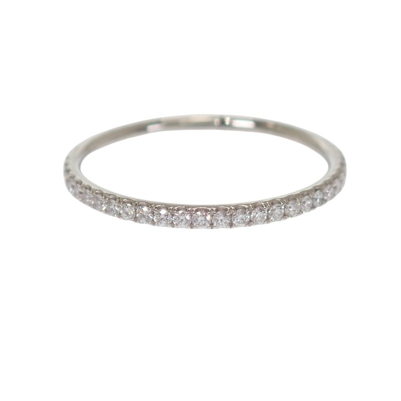 ハリーウィンストン HARRY WINSTON マイクロパヴェ バンドリング スモール 8.5号 WBDPRDPAMIC リング Pt950プラチナ ダイヤモンド レディース【中古】【Aランク】