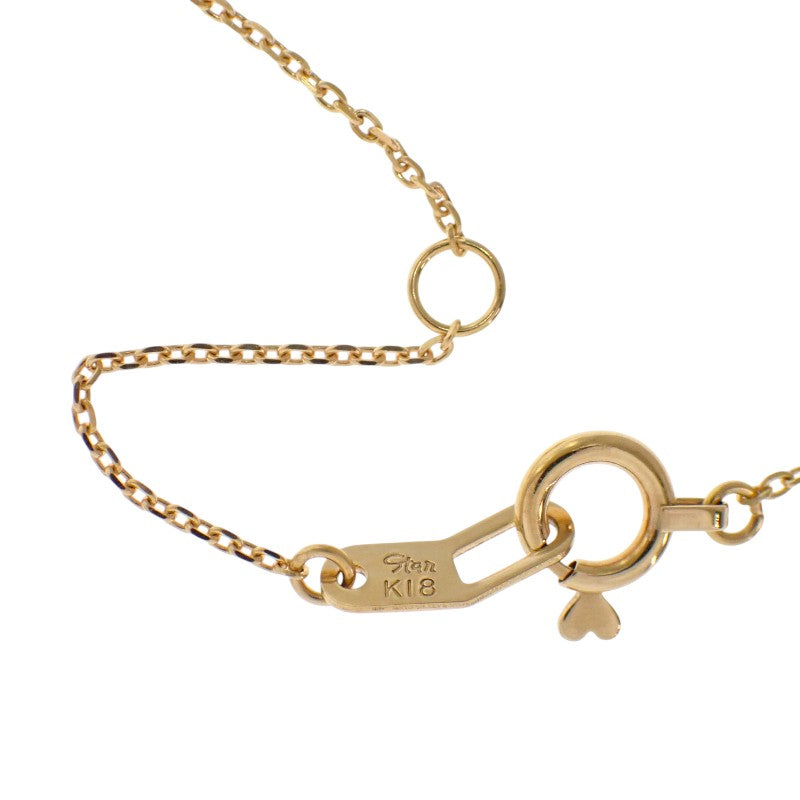 スタージュエリー STAR JEWELRY ムーン ネックレス K18イエローゴールド ダイヤモンド レディース【中古】【Aランク】