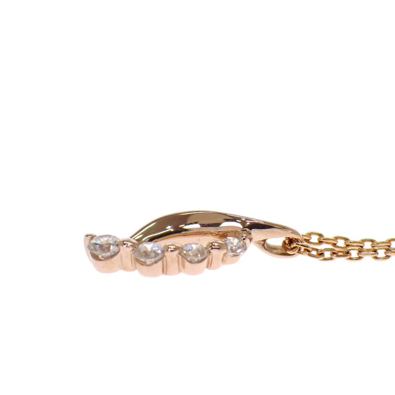 スタージュエリー STAR JEWELRY ダイヤモンド ネックレス K18ピンクゴールド ダイヤモンド レディース【中古】【Aランク】